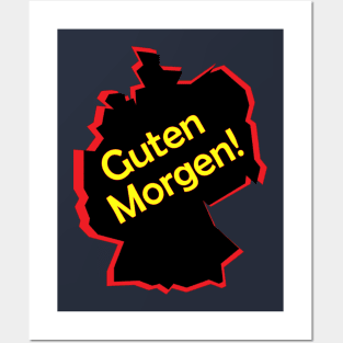 guten morgen deutsch deutschland german germany Posters and Art